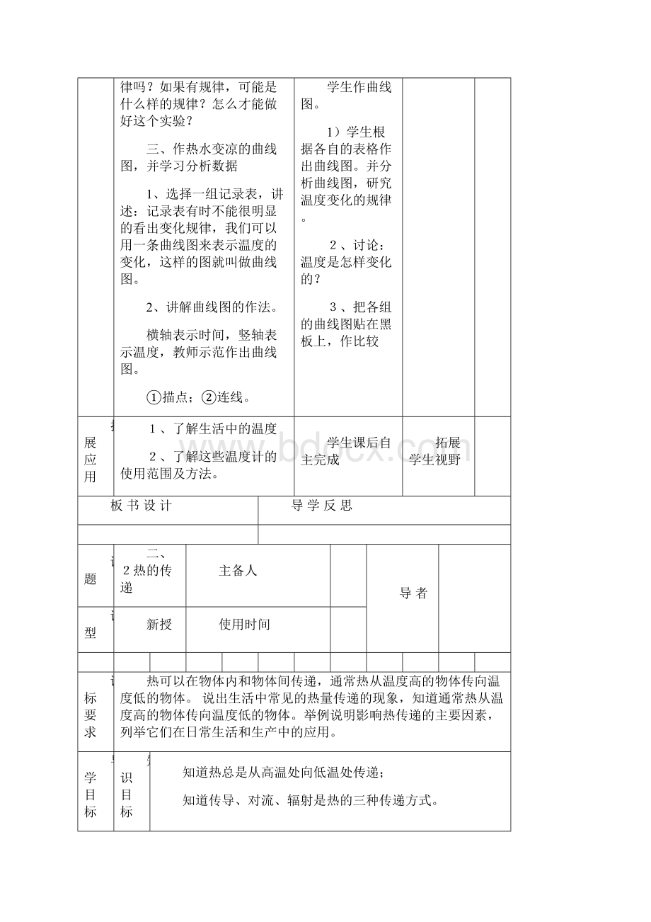 四年级上册科学教案第二单元冷和热苏教版.docx_第3页