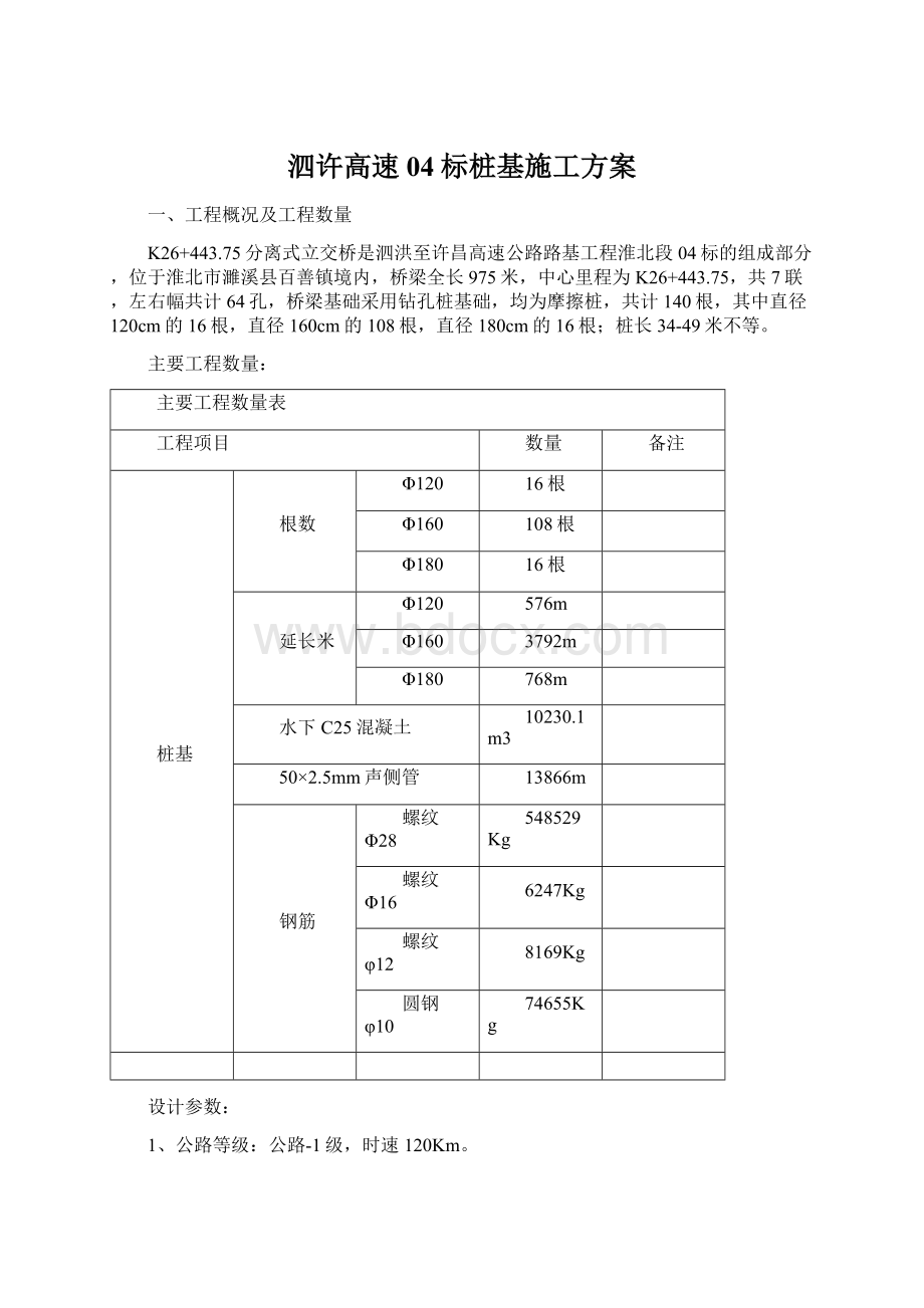 泗许高速04标桩基施工方案.docx_第1页