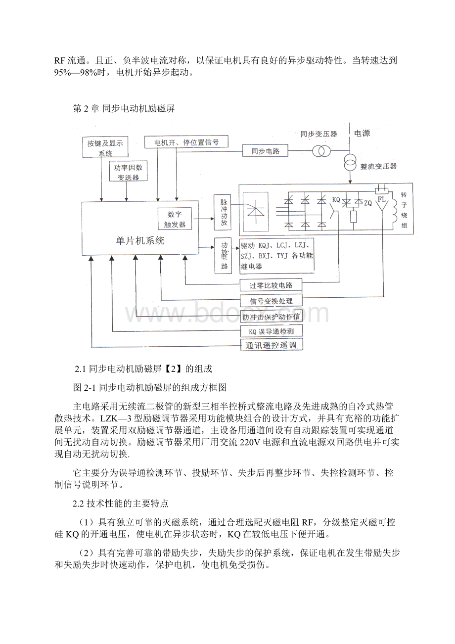 LZK3型同步电动机励磁装置控制系统.docx_第3页