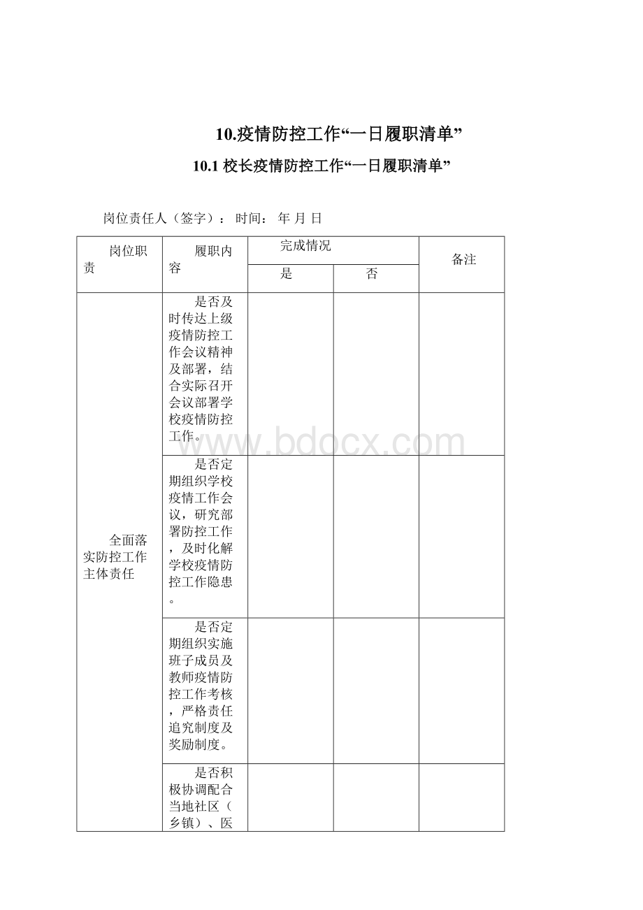 最新学校延期开学校园疫情防控工作手册之4各类人员履职清单篇.docx_第2页