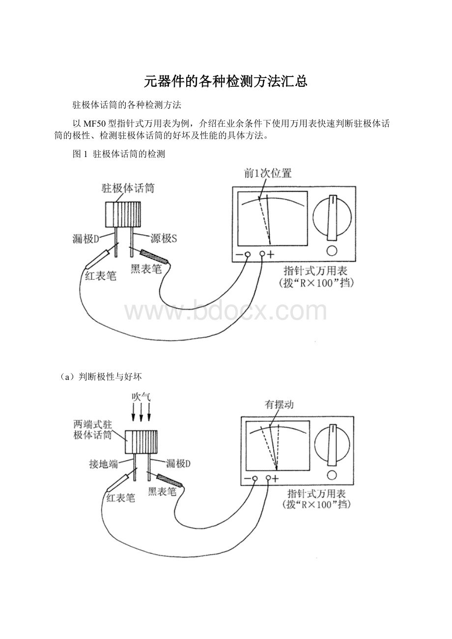 元器件的各种检测方法汇总.docx