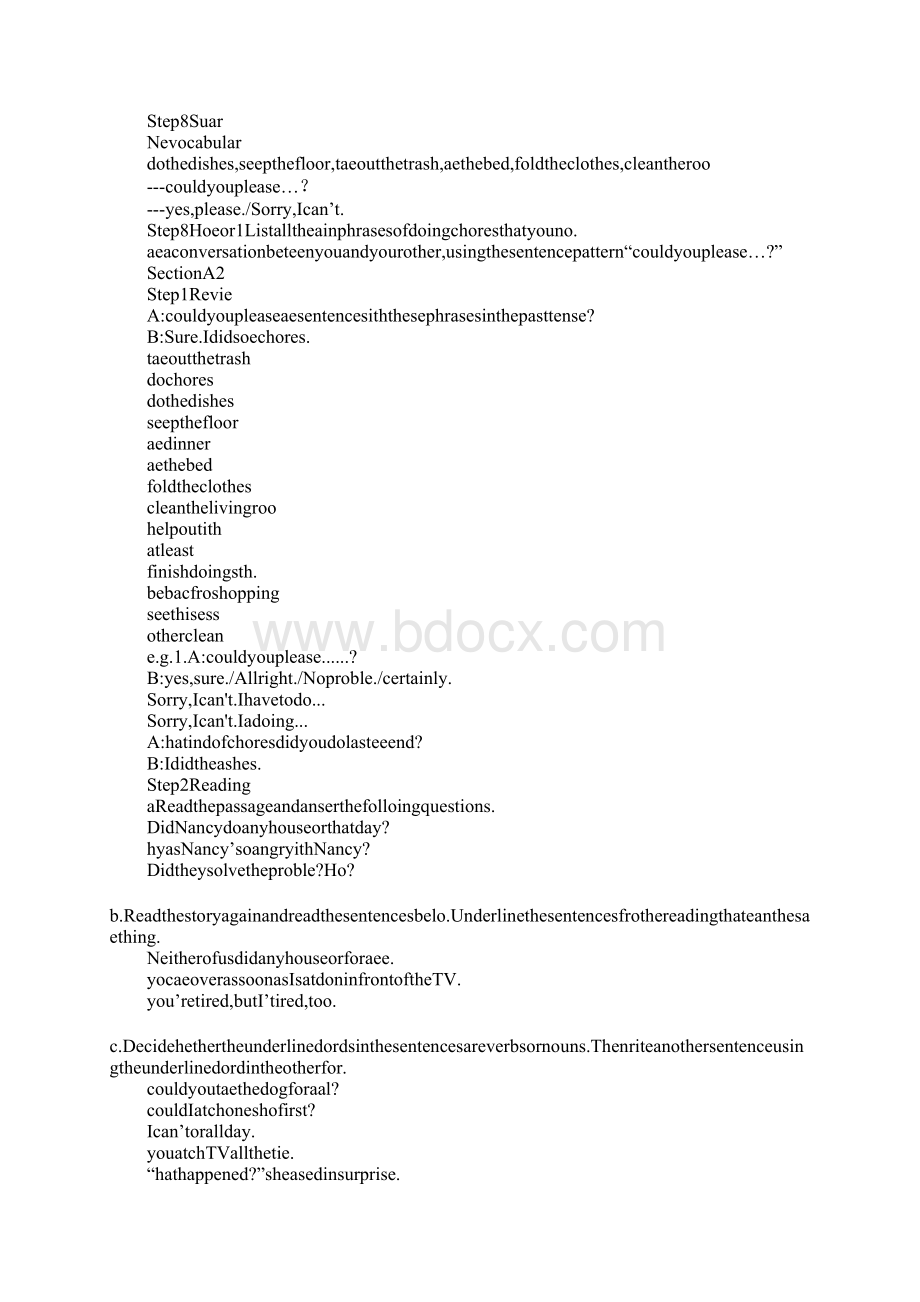 XX年八年级英语下册Unit3教案新版.docx_第3页