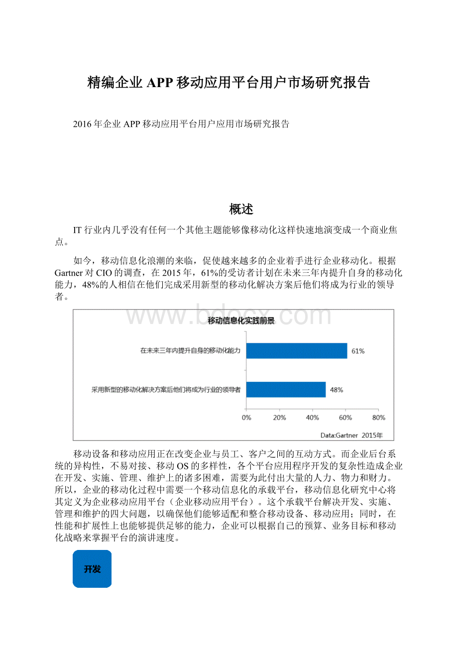 精编企业APP移动应用平台用户市场研究报告.docx_第1页