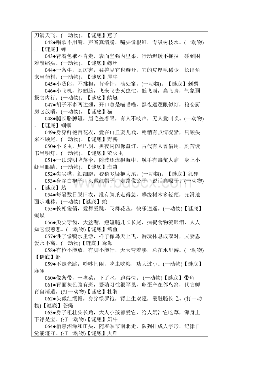 让孩子聪敏的300多个儿童谜语.docx_第3页