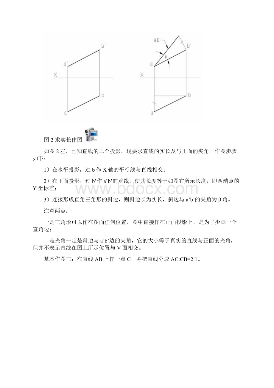 画法几何及机械制图四十一个基本作图Word格式文档下载.docx_第2页