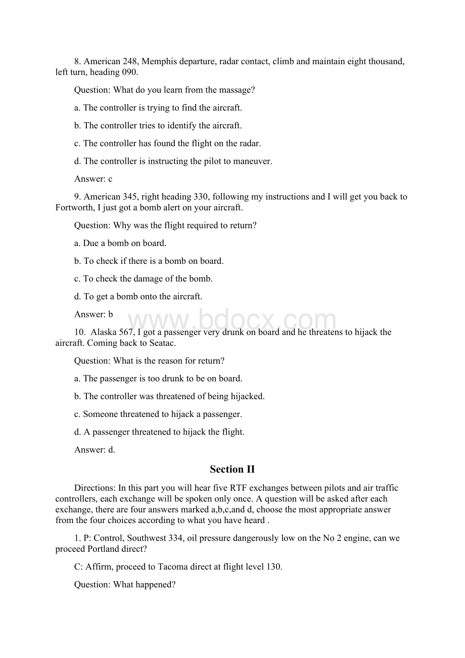 飞行员ICAO4考试完整试题8资料文档格式.docx_第3页