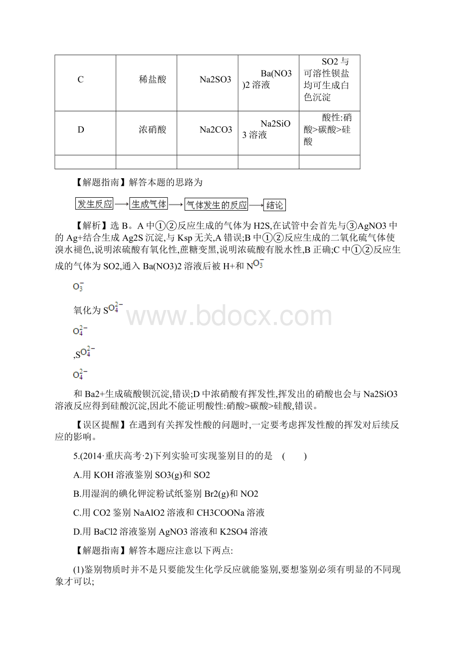 新课标高考化学分类汇编 考点19 化学实验基础.docx_第3页