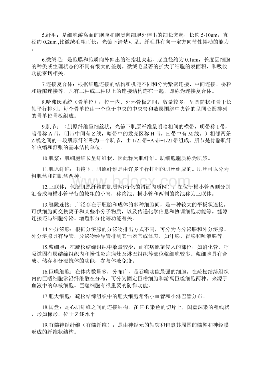 人体组织解剖学参考答案修改Word下载.docx_第3页