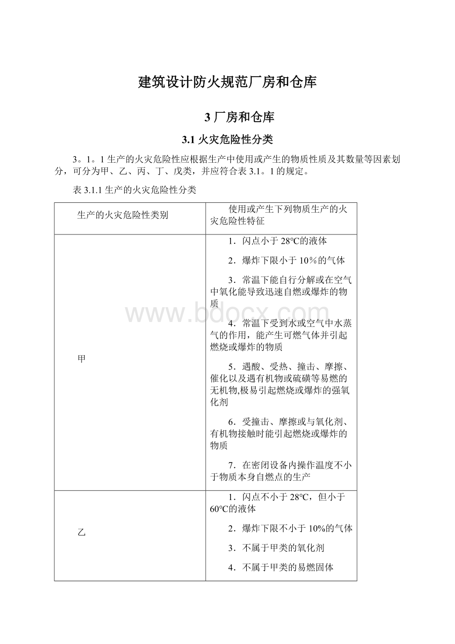 建筑设计防火规范厂房和仓库.docx_第1页