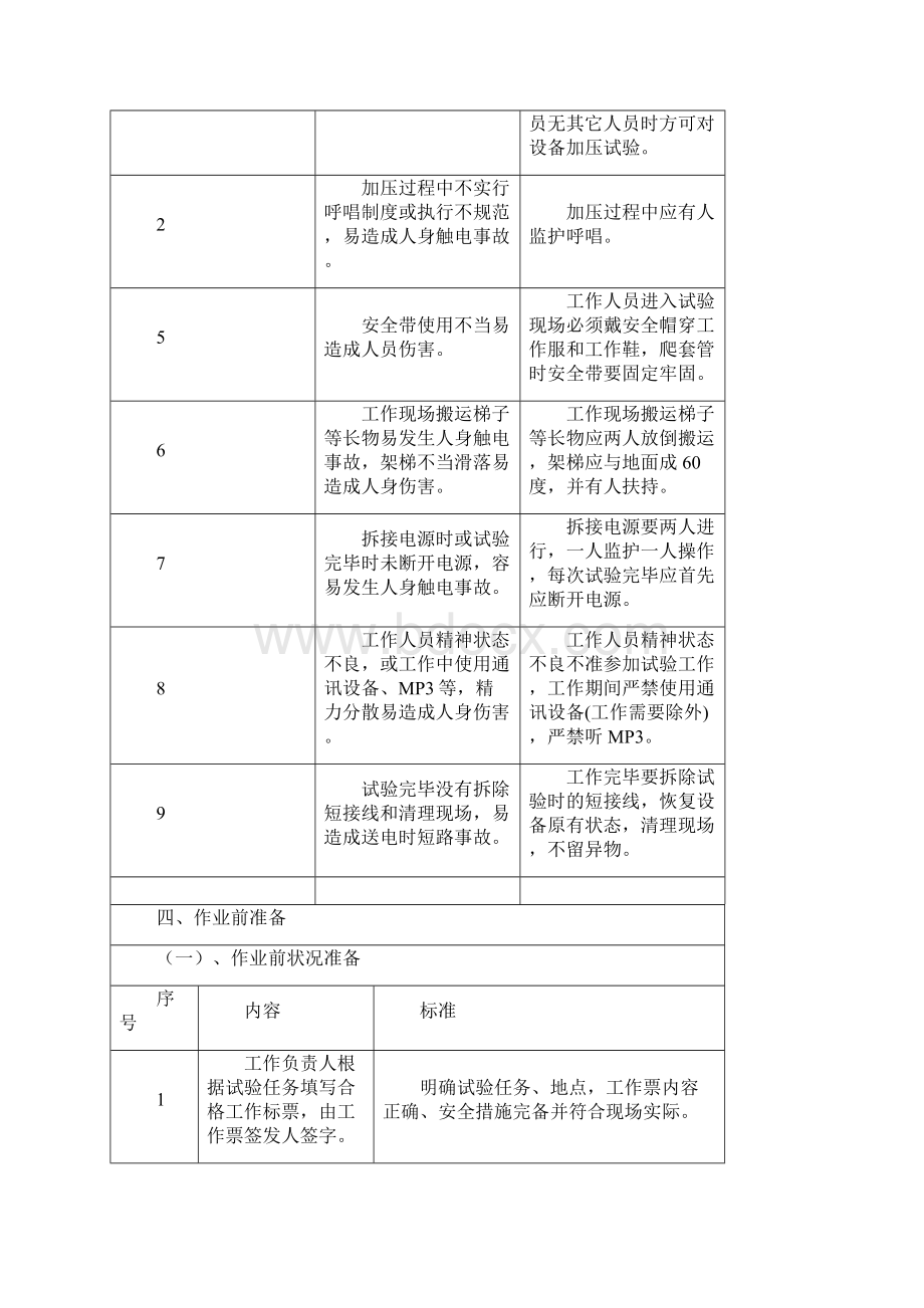 三绕组变压器1预防性试验现场作业指导书.docx_第3页