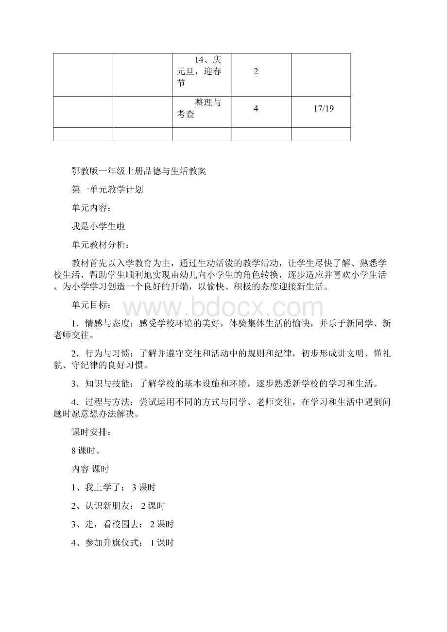 品德与生活一年级上册教案.docx_第3页