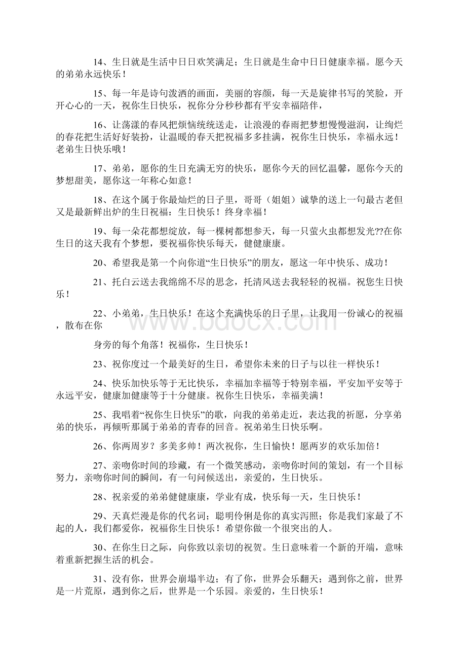 弟弟生日发言稿Word文件下载.docx_第2页