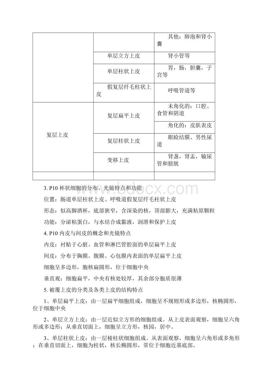 组织学与胚胎学重点知识总结Word格式.docx_第2页