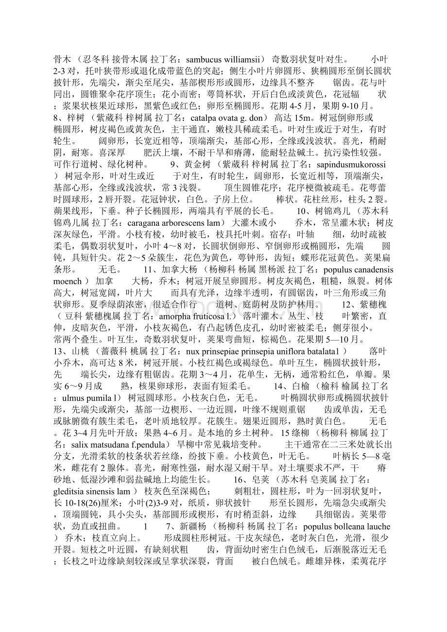 树木学实习心得体会共36页.docx_第3页