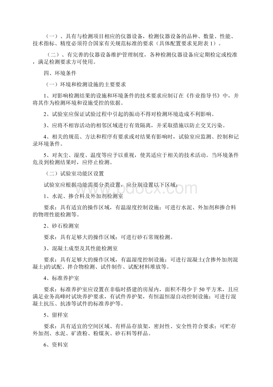 温州预拌混凝土企业混凝土试验室考核标准温州散装水泥办公室Word文档格式.docx_第2页