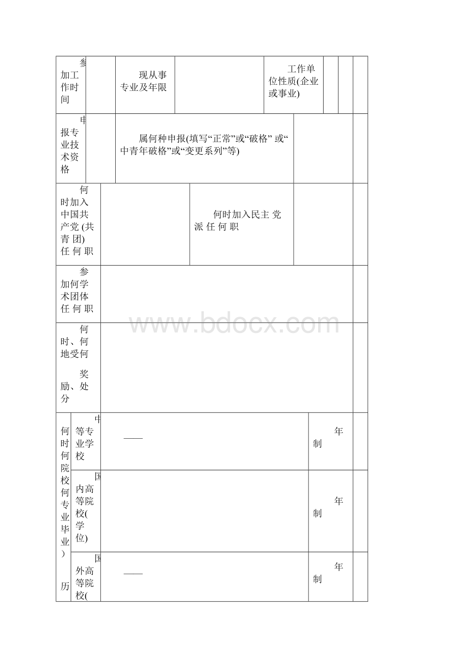 专业技术职务任职资格推荐评审表.docx_第3页