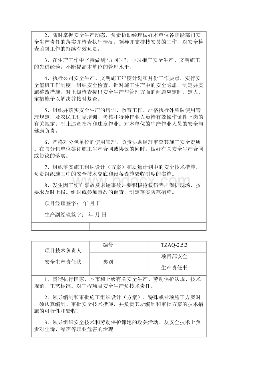 25项目副经理安全生产责任书.docx_第3页