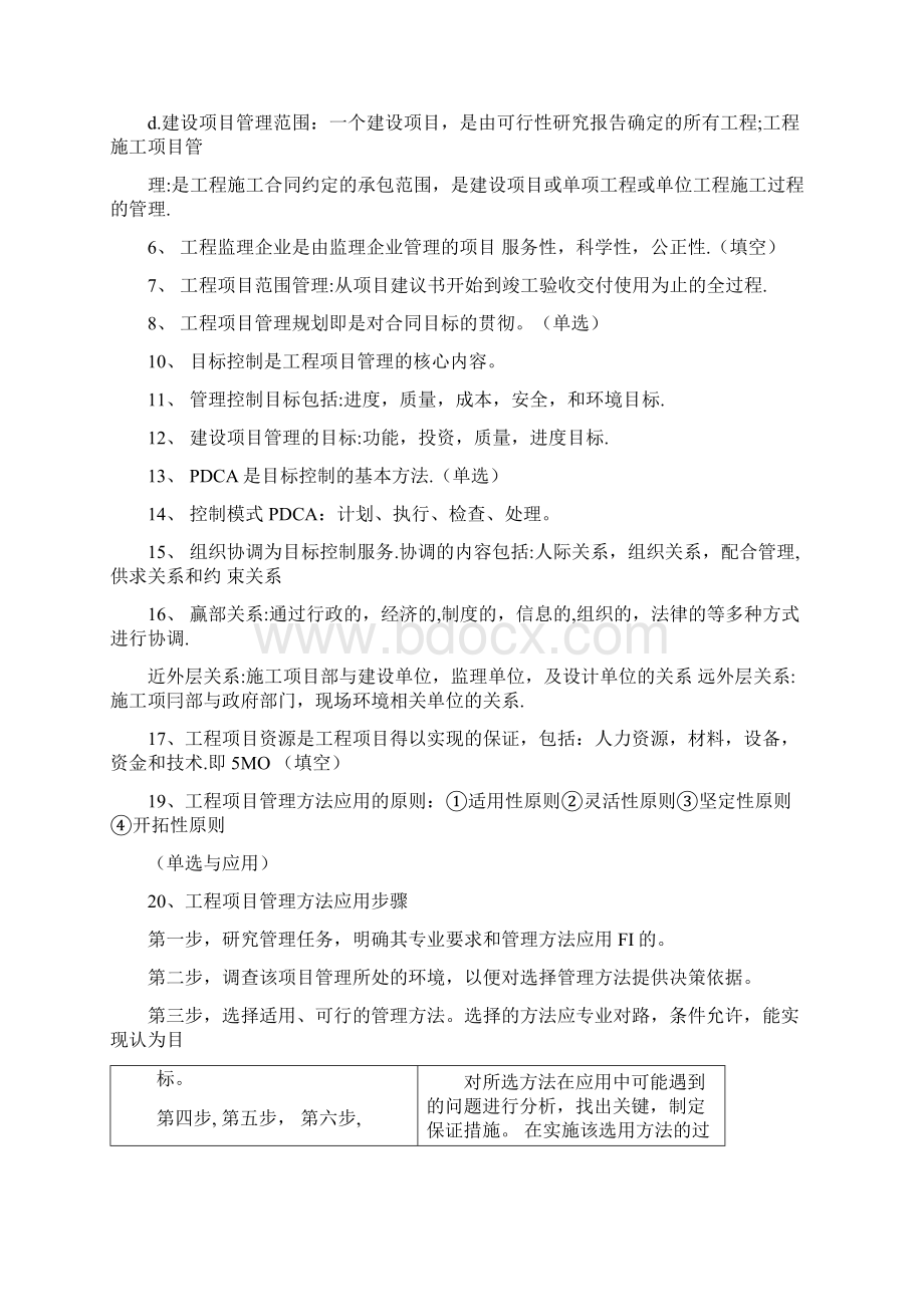 自考06087工程项目管理复习重点doc.docx_第2页