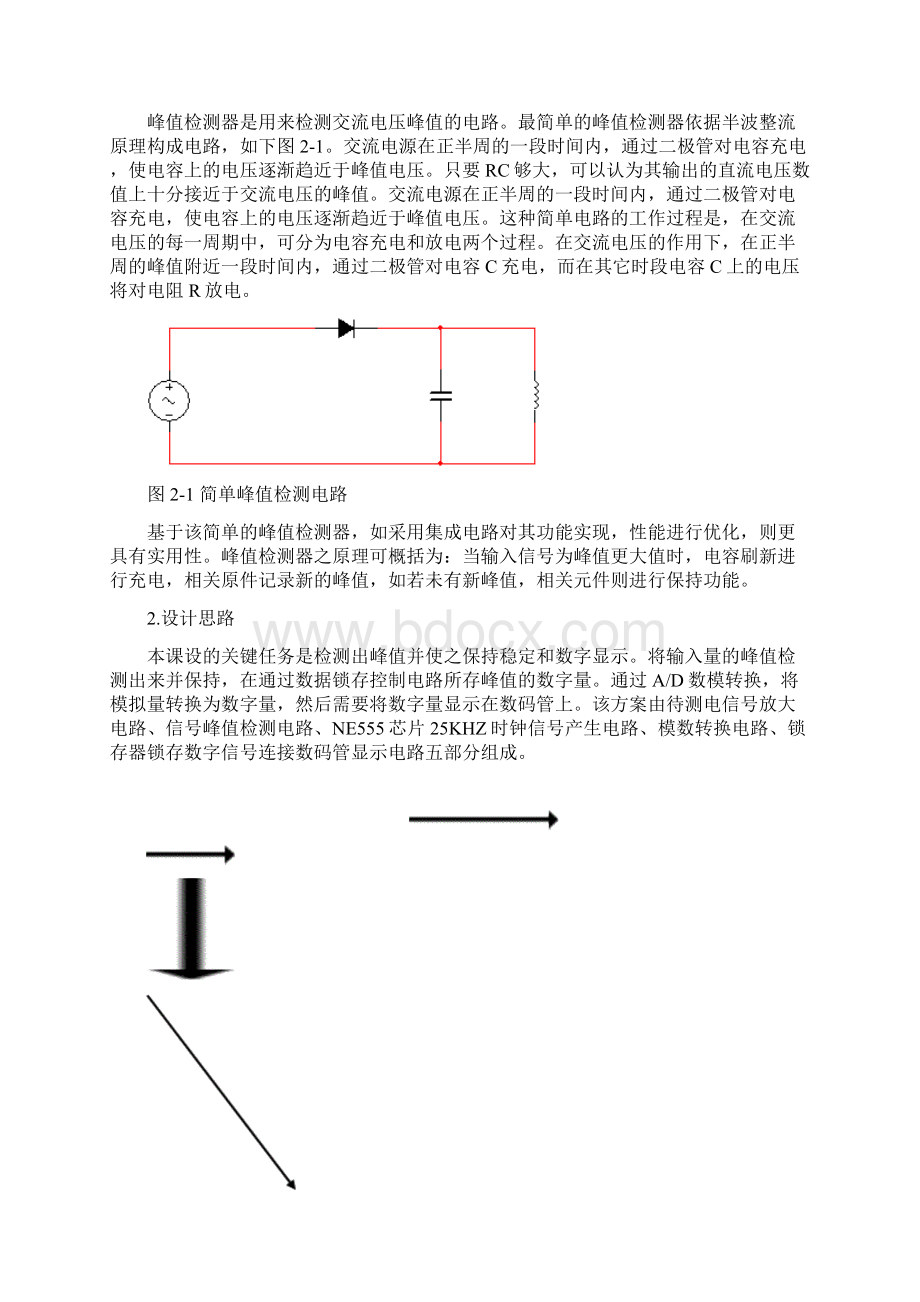 信号峰值检测仪课程设计报告.docx_第3页