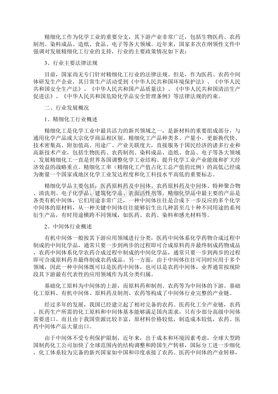 推荐精品医药农药中间体行业分析报告.docx_第3页