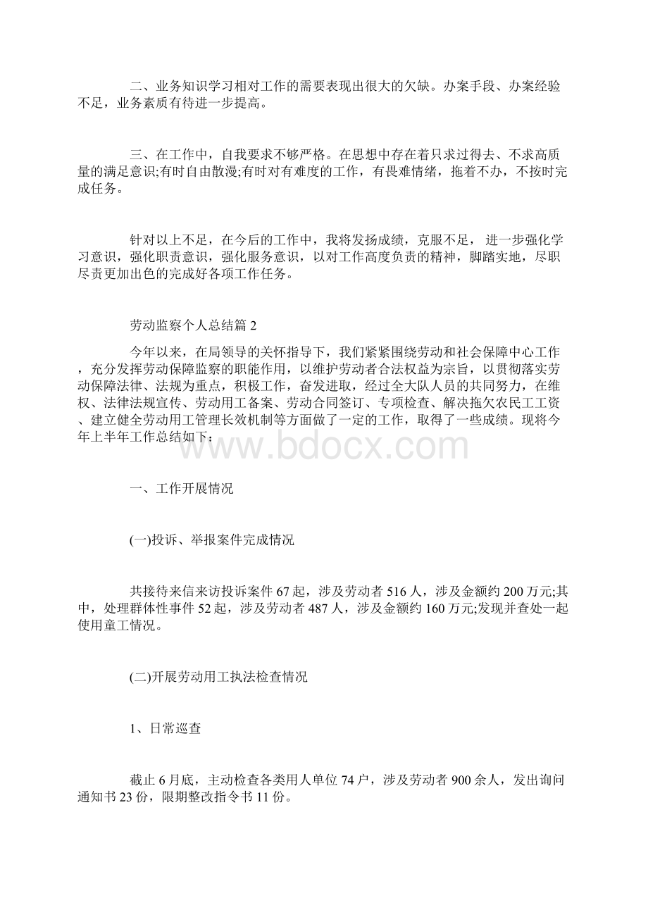 劳动监察个人总结.docx_第2页