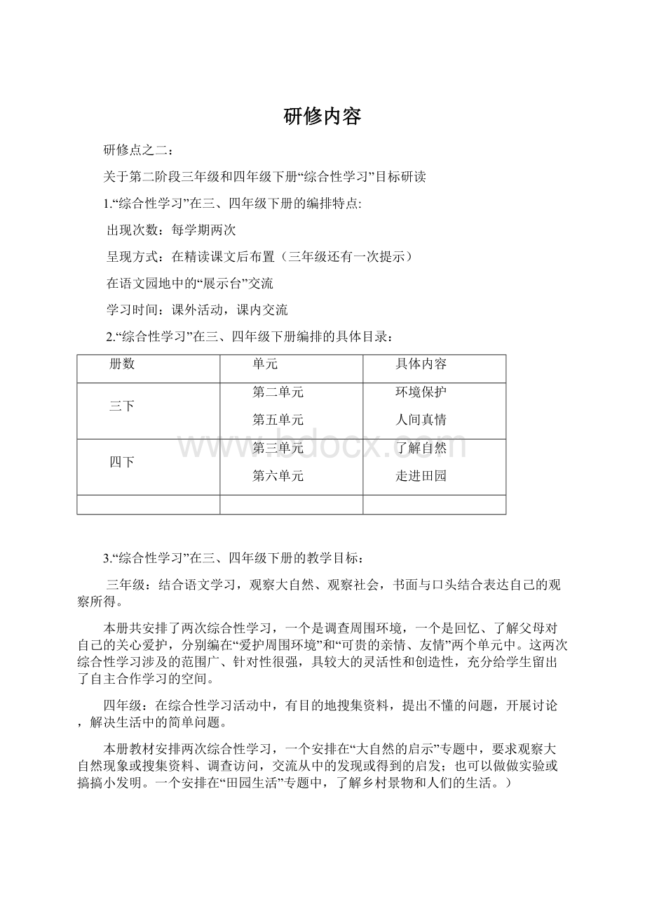 研修内容Word格式文档下载.docx