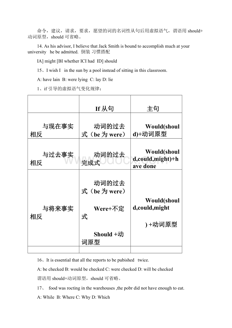 英语时态语态虚拟真题文档格式.docx_第3页