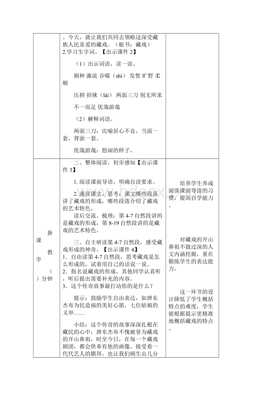 部编版六下语文教案藏戏.docx_第2页