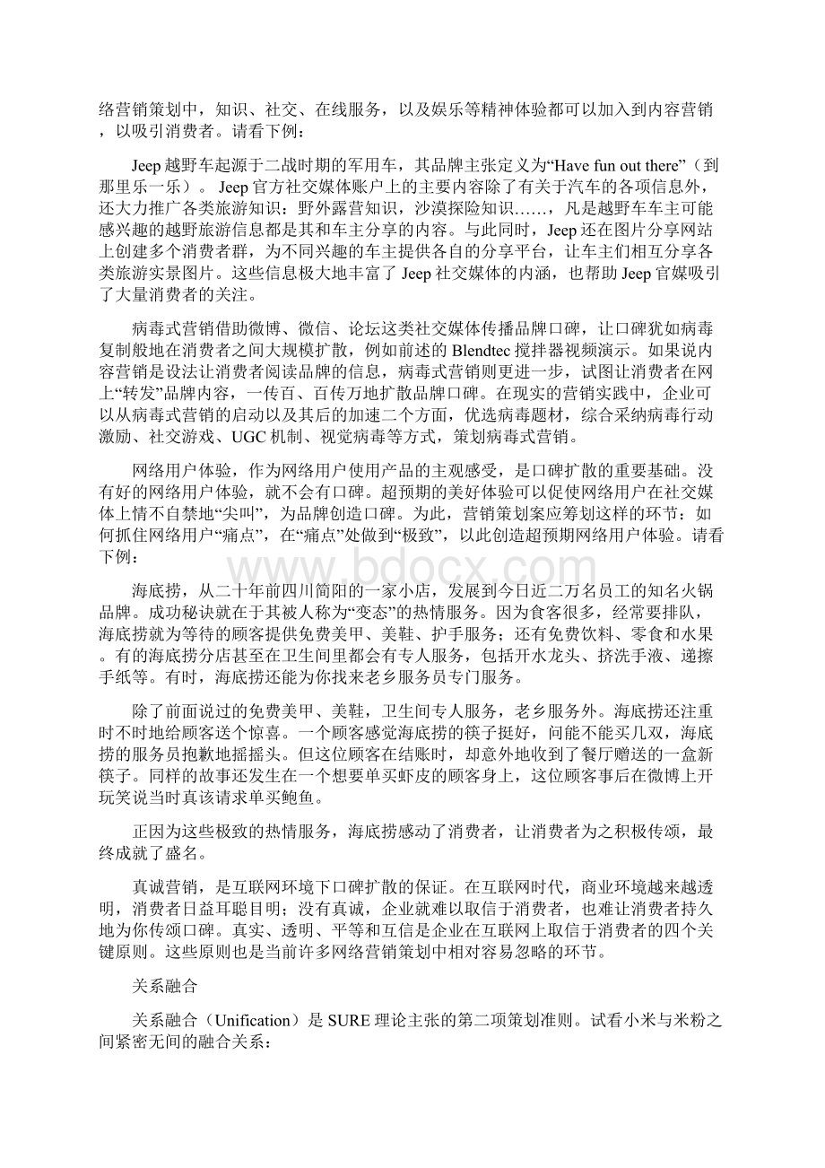 精编利用互联网进行品牌网络营销推广项目理论方案.docx_第2页