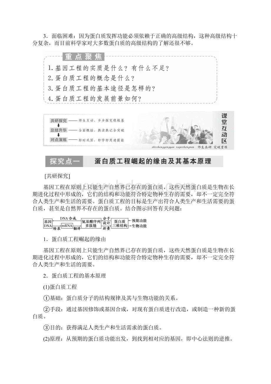 高二生物人教版选修三14蛋白质工程的崛起.docx_第2页