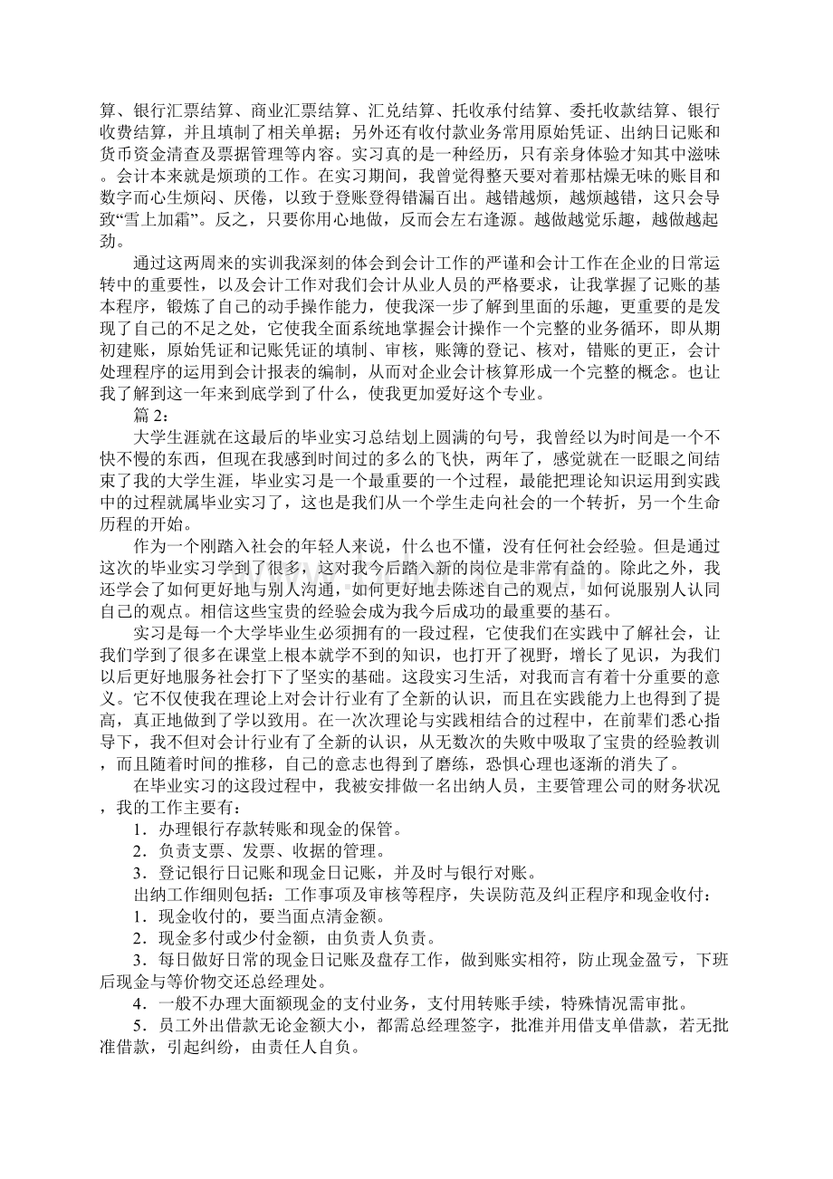 出纳实习摘要报告3篇.docx_第2页