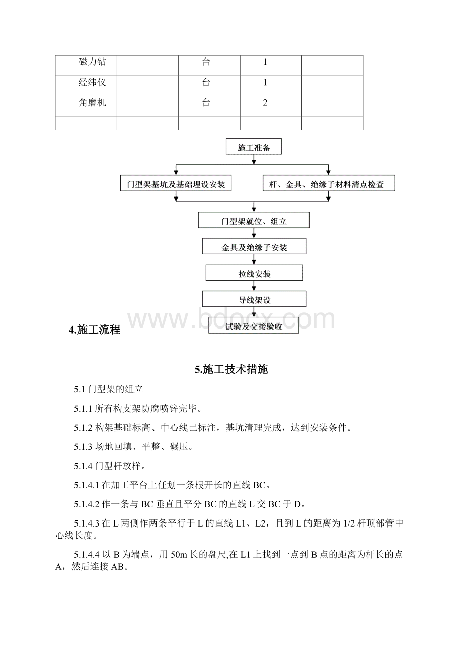 门型构架安装作业指导书Word文件下载.docx_第3页