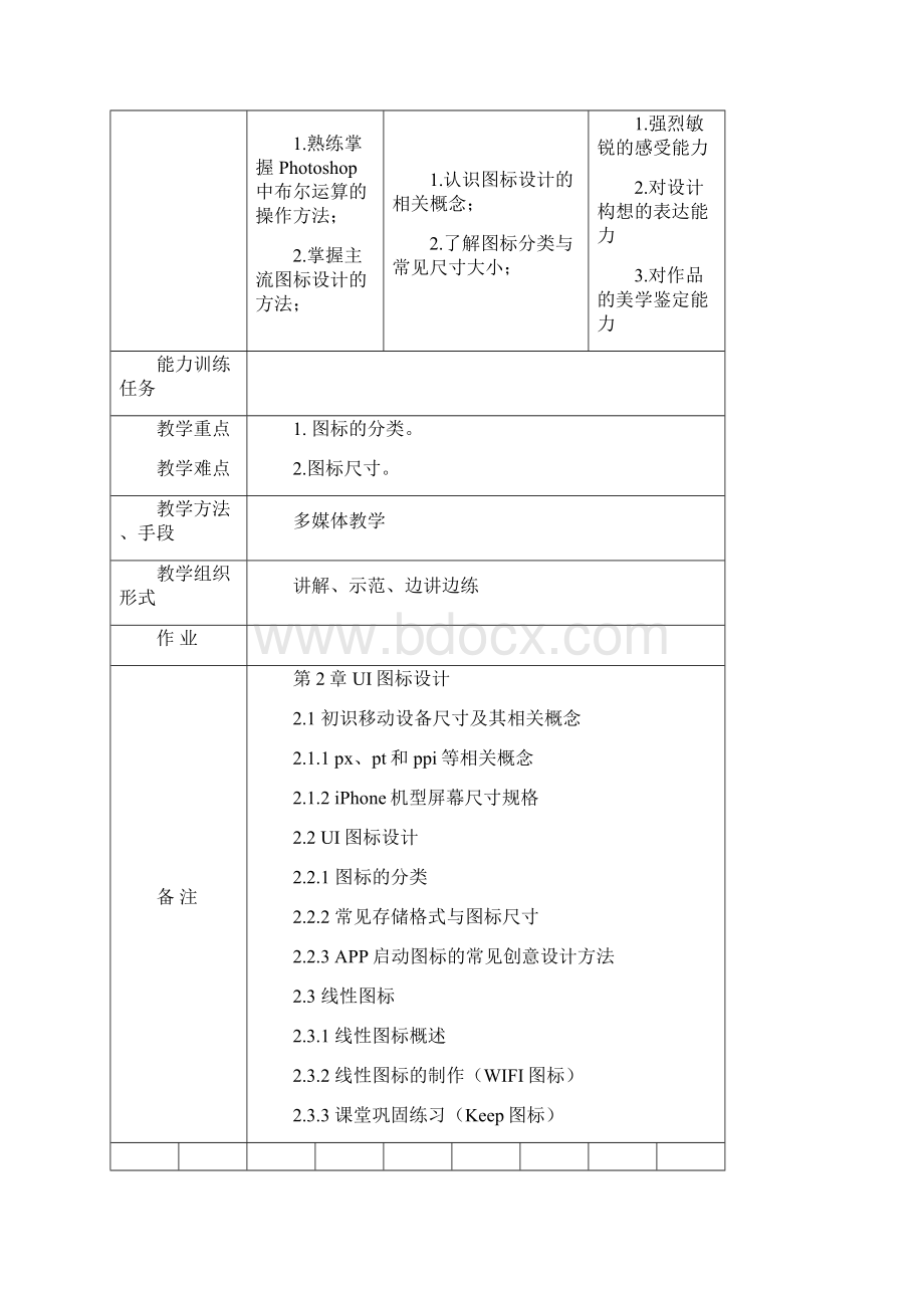 《移动端APPUI设计与交互基础教程》教学计划.docx_第3页