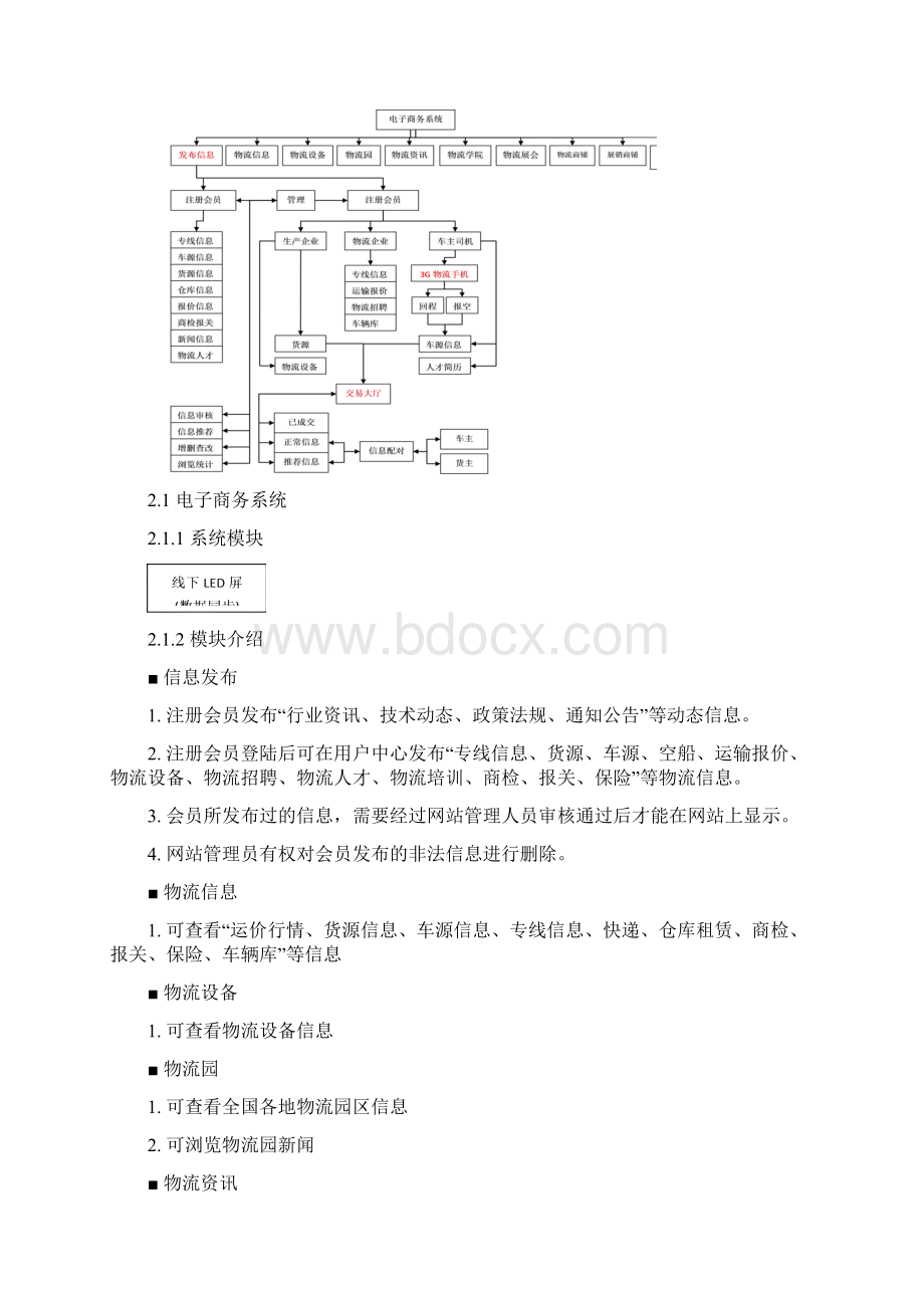 精品文档XX物流园信息化平台建设可行性方案Word下载.docx_第3页