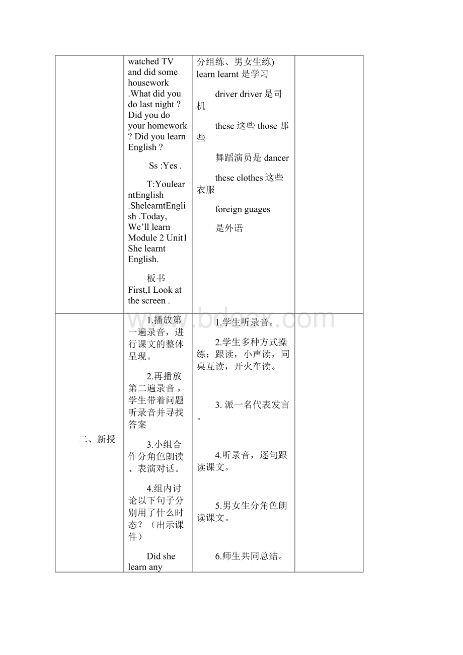 外研社版三起英语五年级下册第二单元教案.docx_第3页