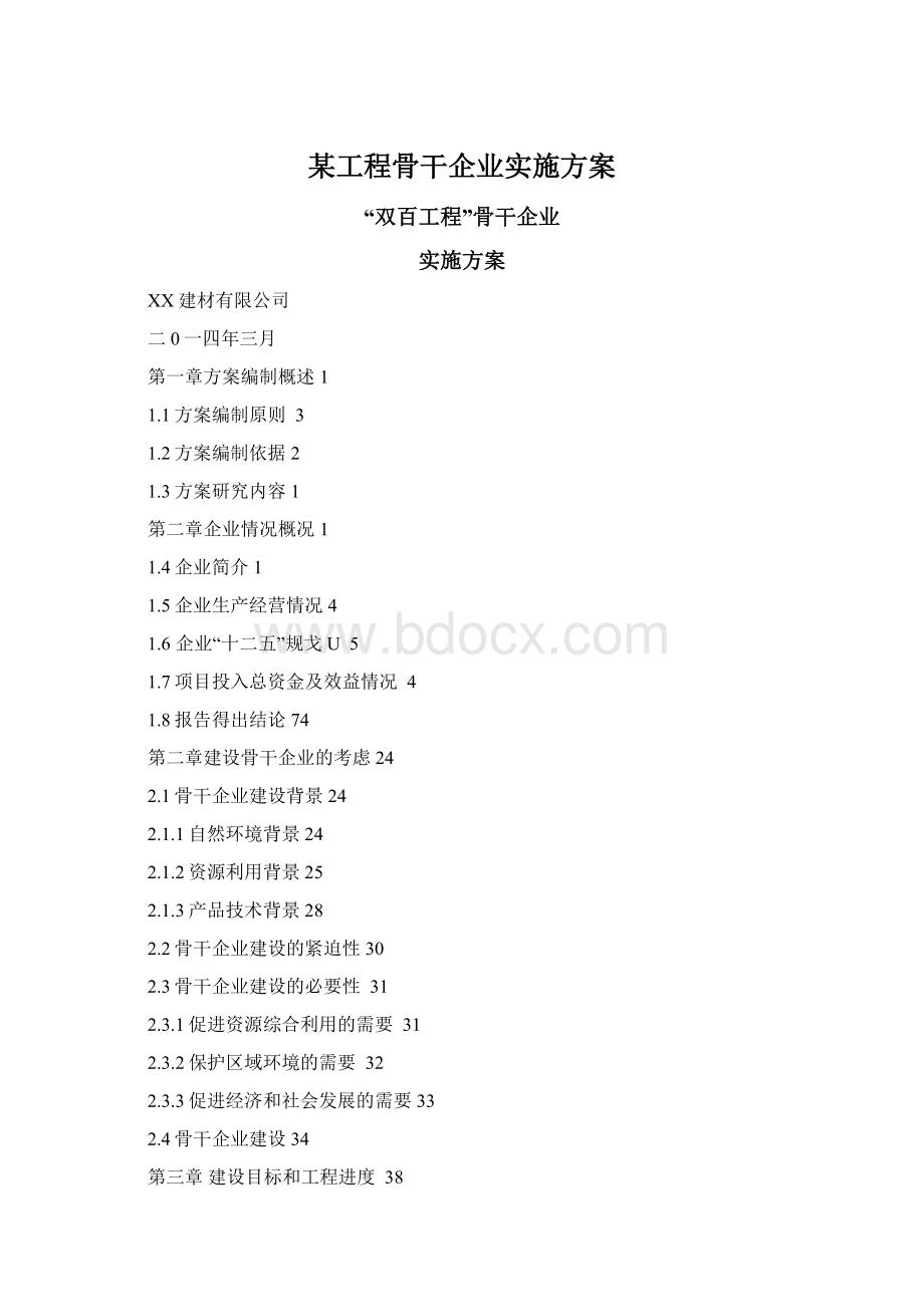 某工程骨干企业实施方案.docx_第1页