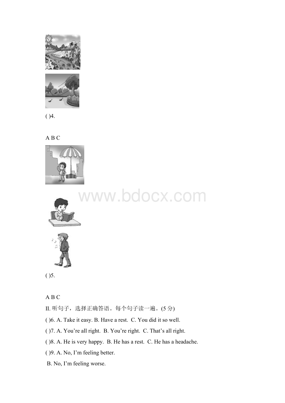 Unit 5 Topic 3 Many things can affect our feelings同步检测 仁爱湘教版八年级下.docx_第3页