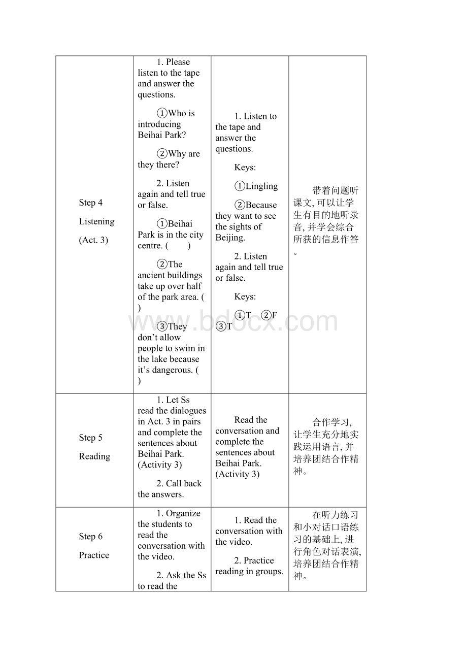 Module 8 Unit 1 I can hardly believe were in the city centre教案含教学反思Word下载.docx_第3页