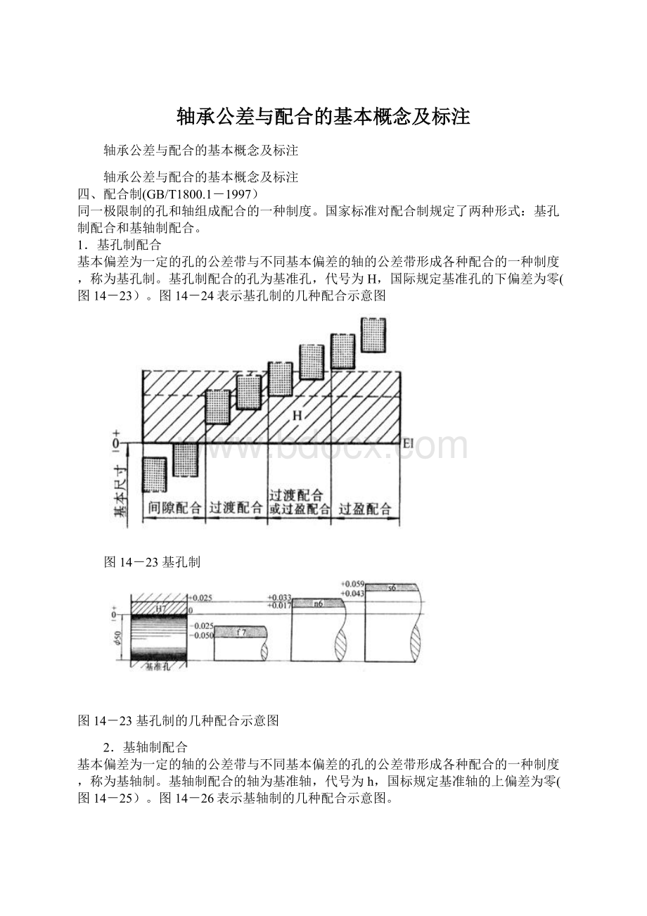 轴承公差与配合的基本概念及标注.docx