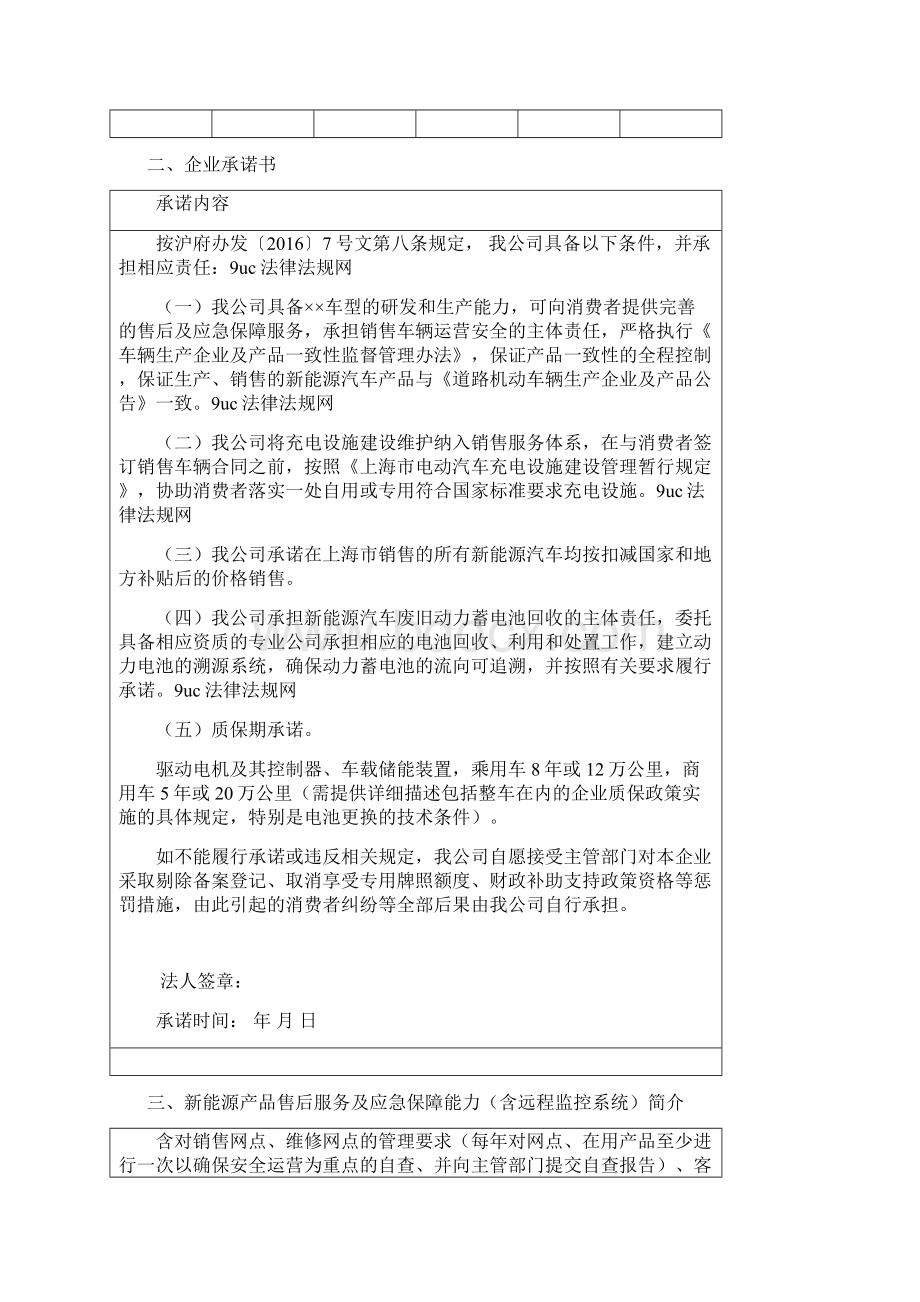 上海新能源汽车备案登记申请书.docx_第2页