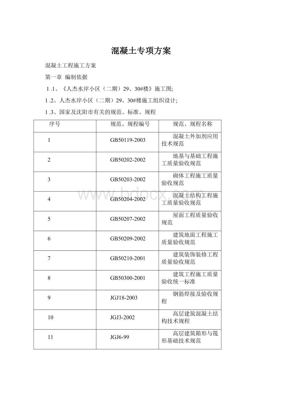 混凝土专项方案.docx_第1页