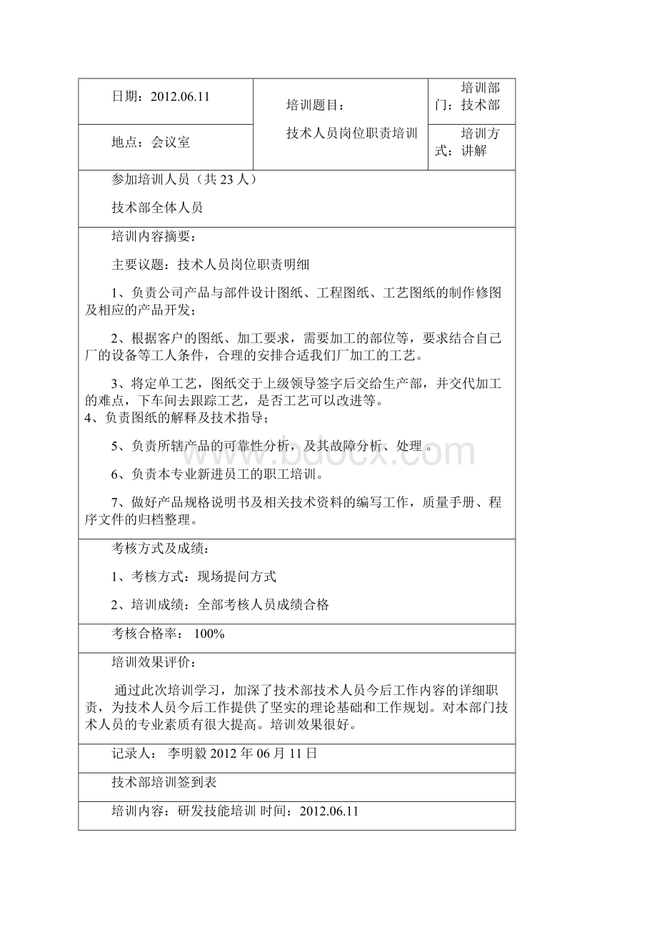 技术部专业技术人员培训计划及目标.docx_第3页