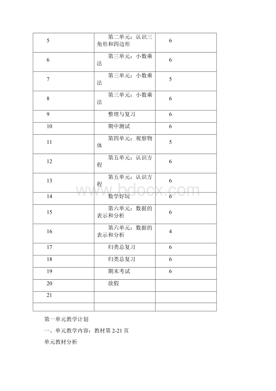 最新北师大版四年级数学下册全册教案设计Word文档下载推荐.docx_第3页