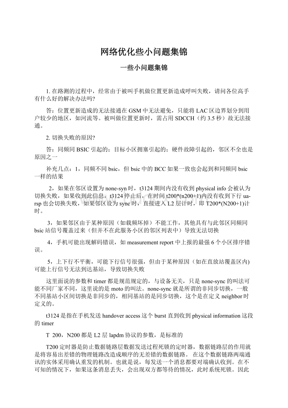 网络优化些小问题集锦.docx_第1页