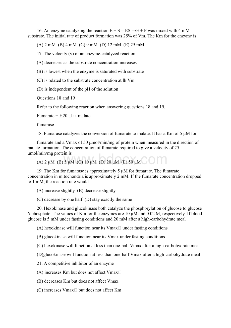 生物化学英文版习题.docx_第2页