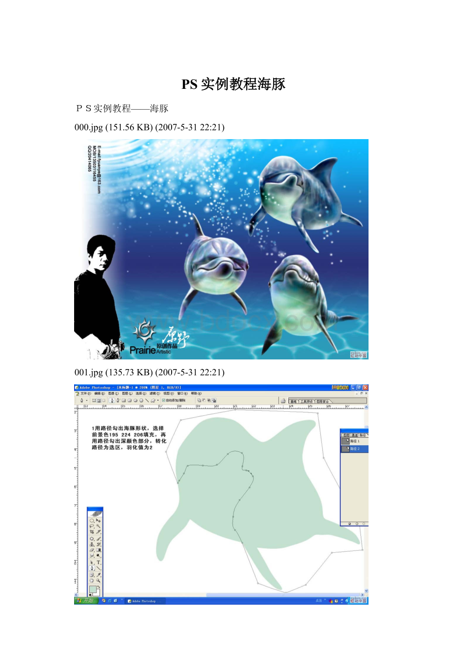 PS实例教程海豚.docx