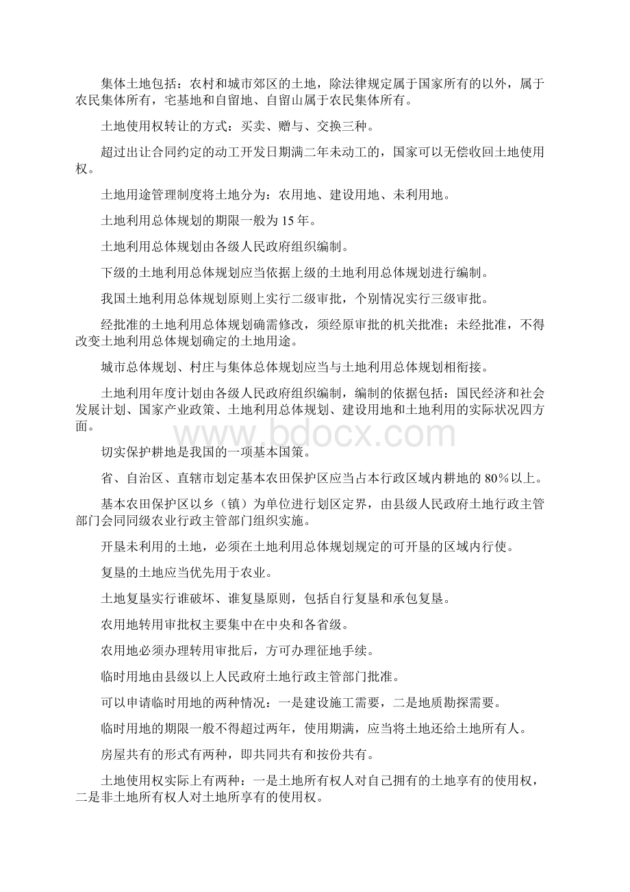 房地产法复习资料自考.docx_第2页