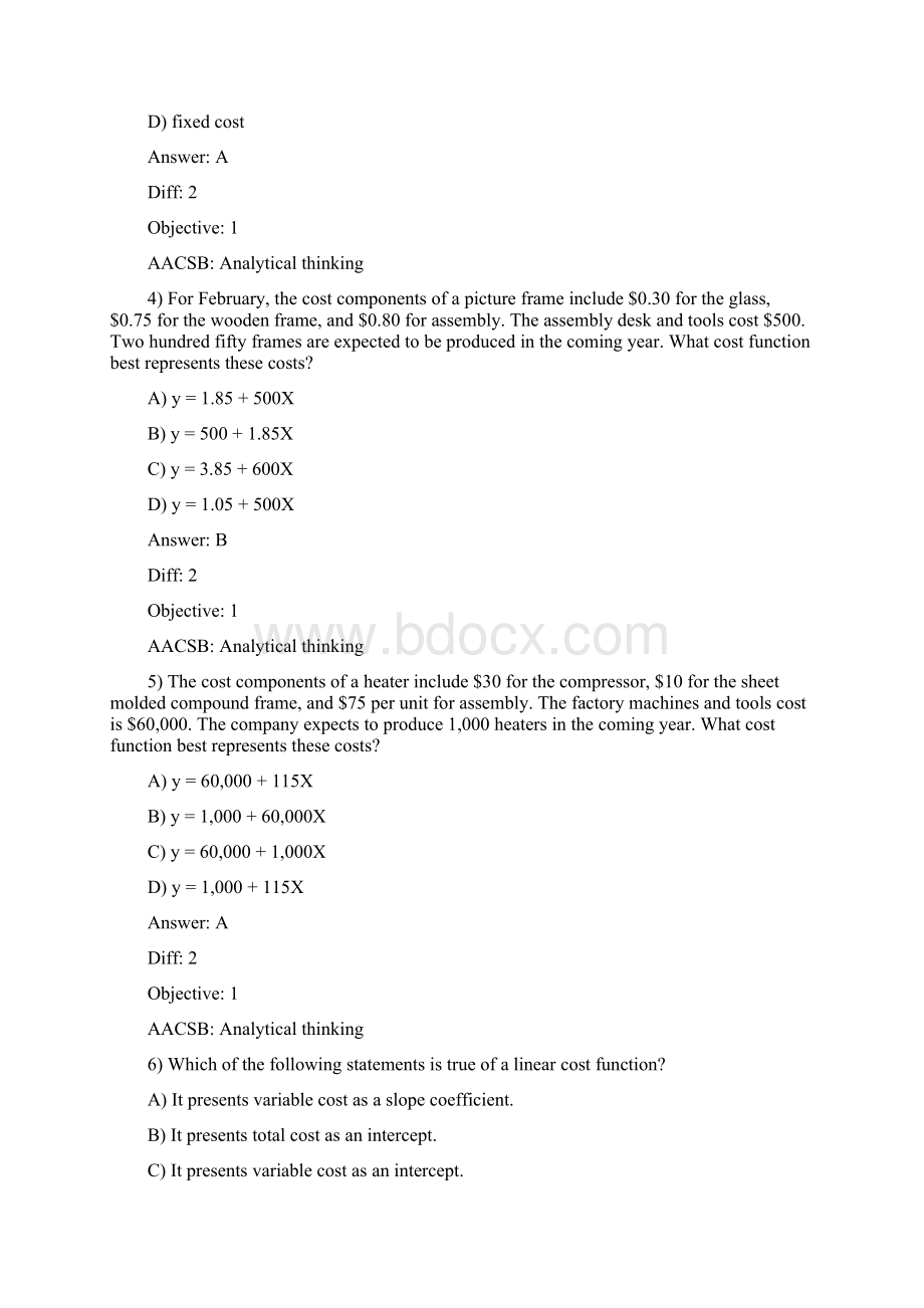 cost accounting test bank chapter 10.docx_第2页