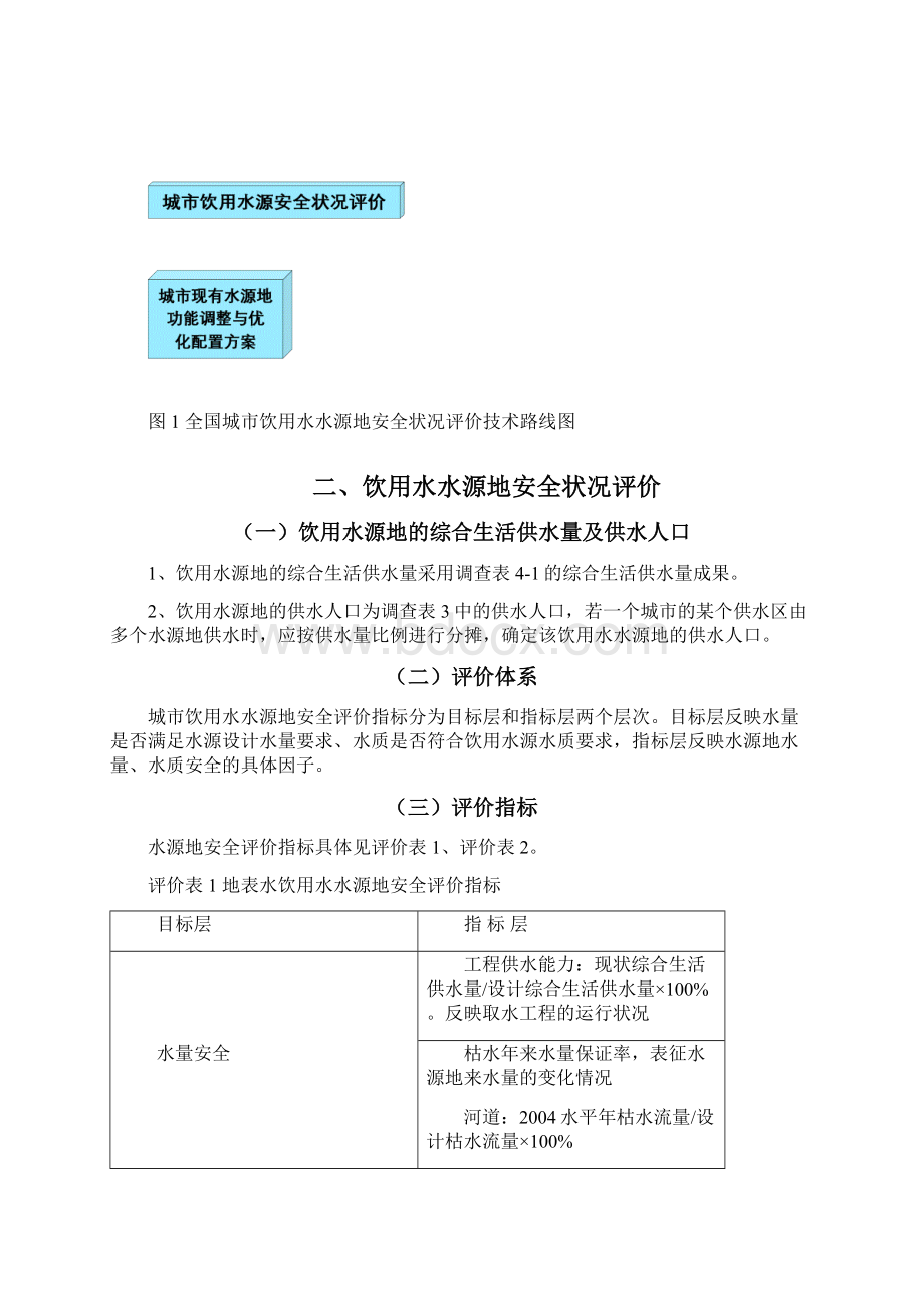 全国城市饮用水水源地安全状况评价Word文档格式.docx_第3页