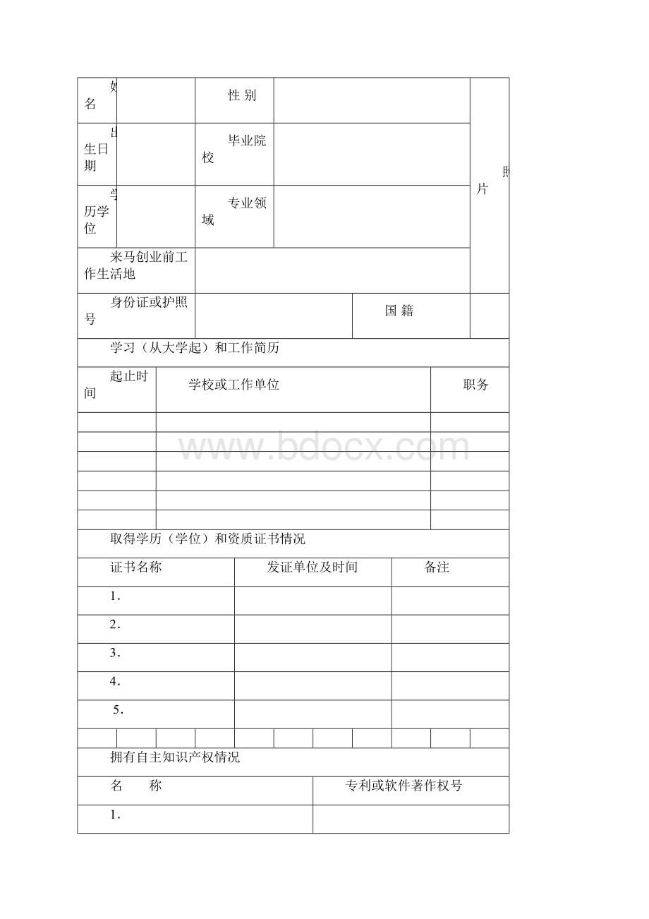 来马创新创业人才商业计划书.docx_第2页